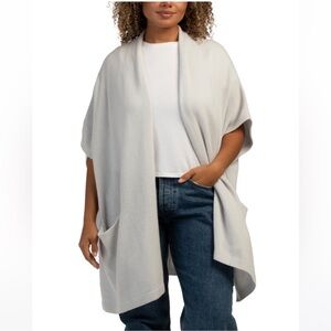 Theory Cashmere Poncho Sweater